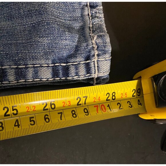 BKE Jeans Blue Jake Straight Jeans Mens 31x30 Demin Pants Faded - Picture 8 of 9